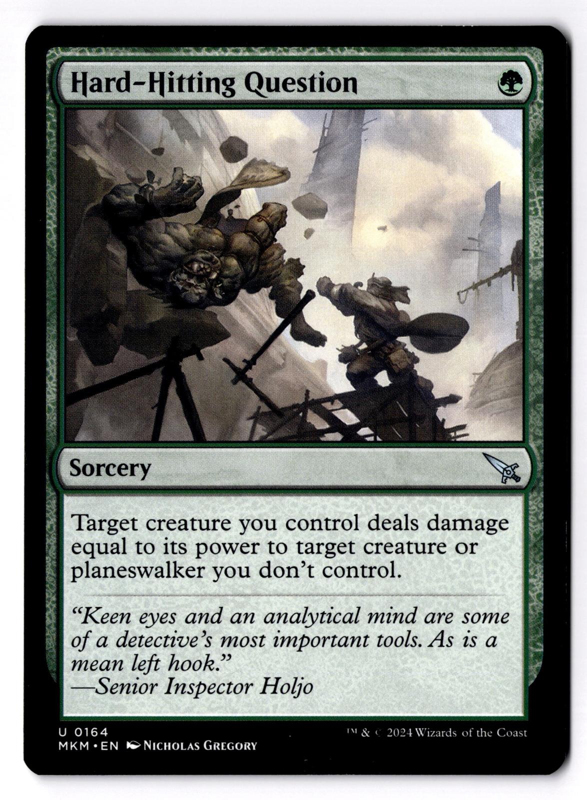 Hard-Hitting Question 164 Murders at Karlov Manor Magic: The Gathering LP