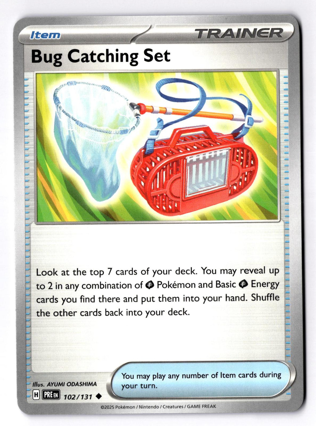 Bug Catching Set 102/131 Uncommon Prismatic Evolutions Pokemon Near Mint