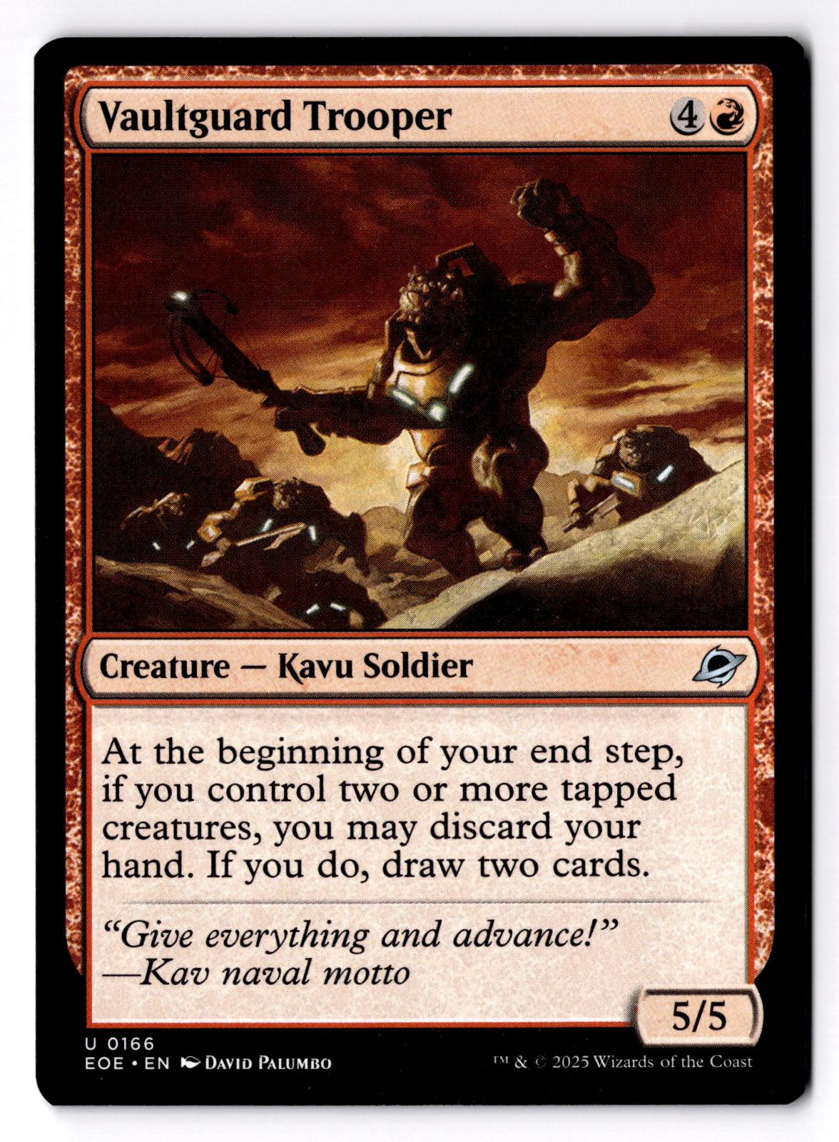 Vaultguard Trooper 166 Uncommon Edge of Eternities Magic: The Gathering LP