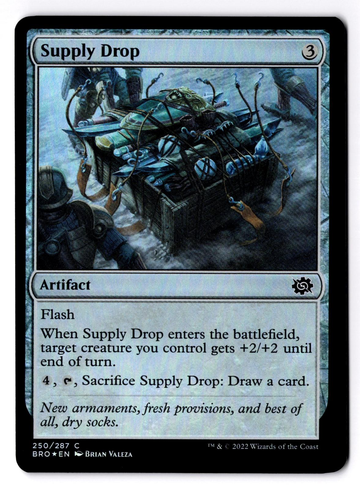 Supply Drop 250 Common The Brothers' War Magic: The Gathering Foil LP