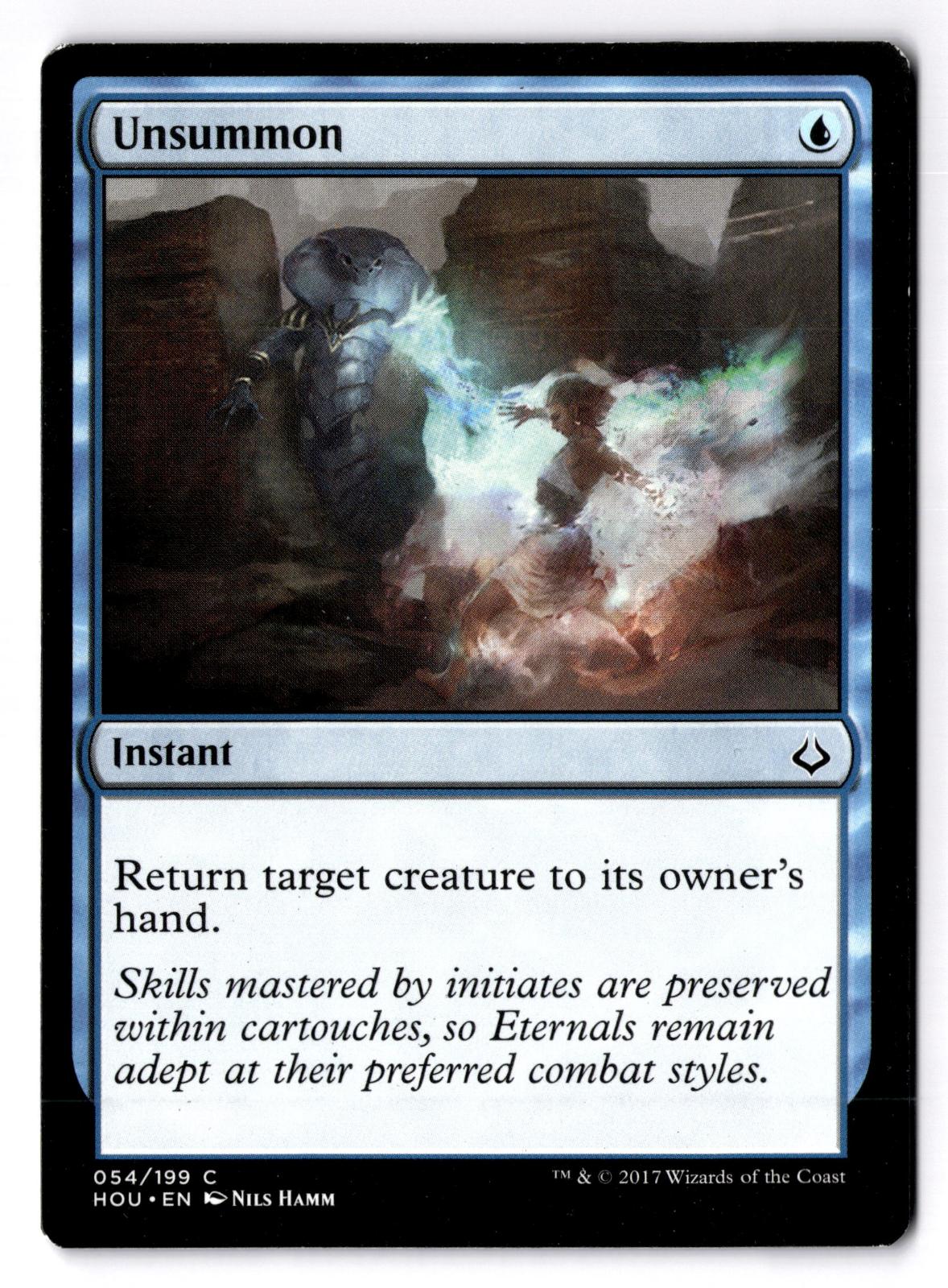 Unsummon 54 Common Hour of Devastation Magic: The Gathering Moderately Played