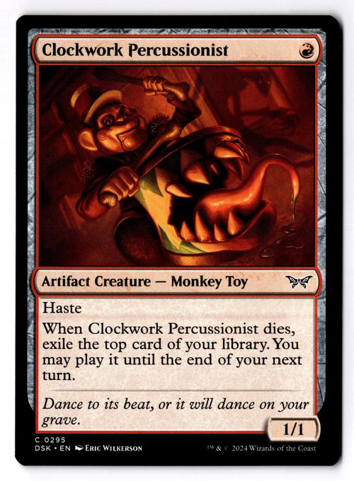 Clockwork Percussionist (0295) 295 Magic: The Gathering LP