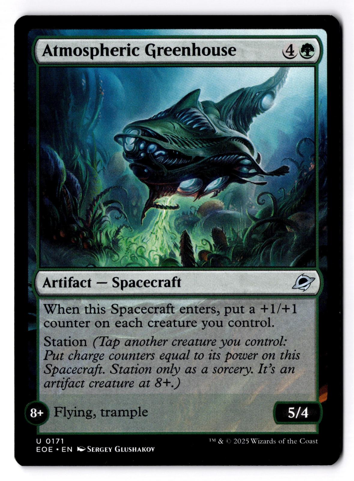 Atmospheric Greenhouse 171 Uncommon Edge of Eternities Magic: The Gathering LP