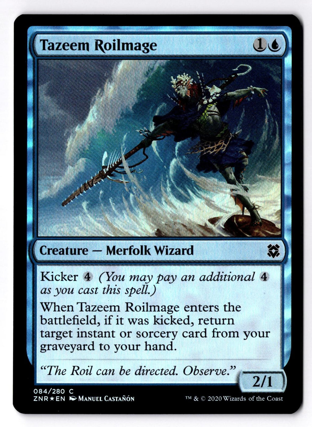 Tazeem Roilmage 84 Common Zendikar Rising Magic: The Gathering Foil LP