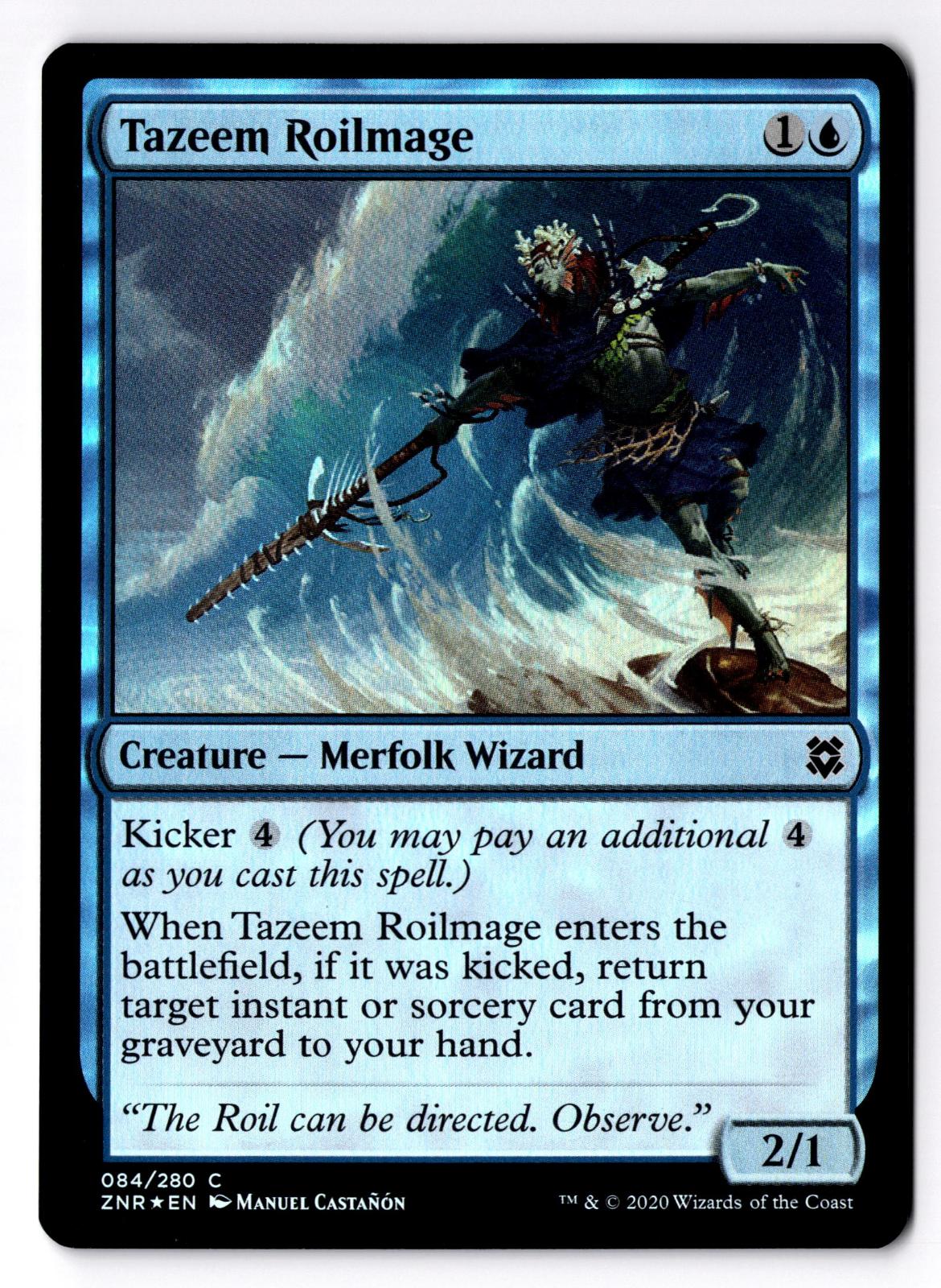 Tazeem Roilmage 84 Common Zendikar Rising Magic: The Gathering Foil LP