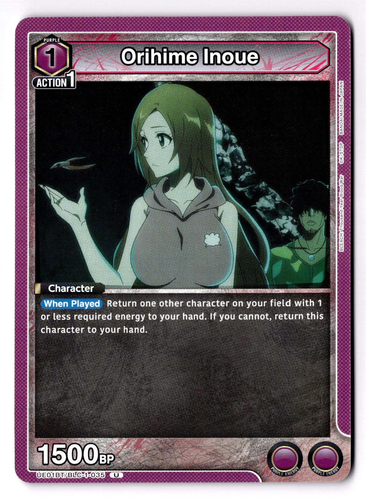 Orihime Inoue UE01BT/BLC-1-035 Union Arena NM