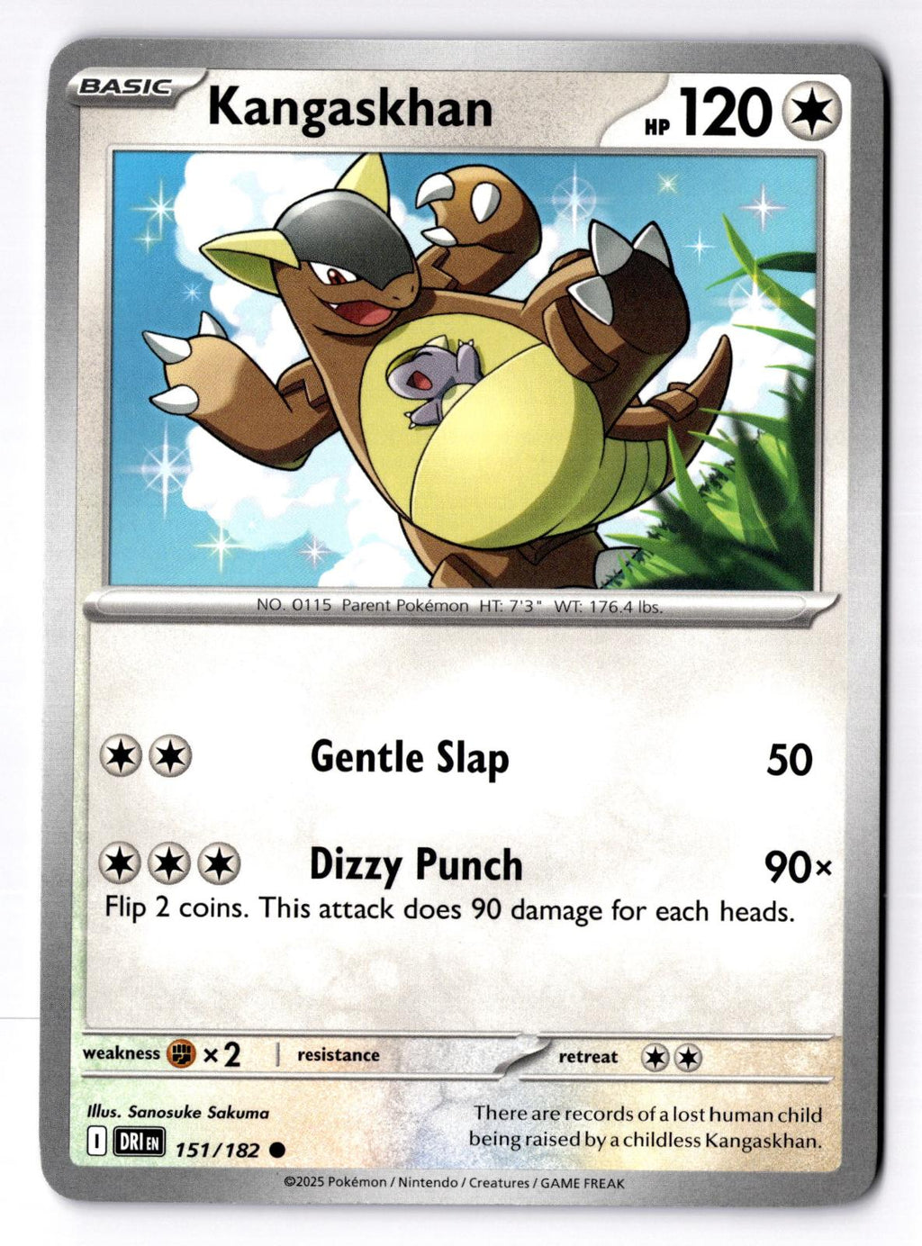 Kangaskhan 151/182 Common Destined Rivals Pokemon Near Mint