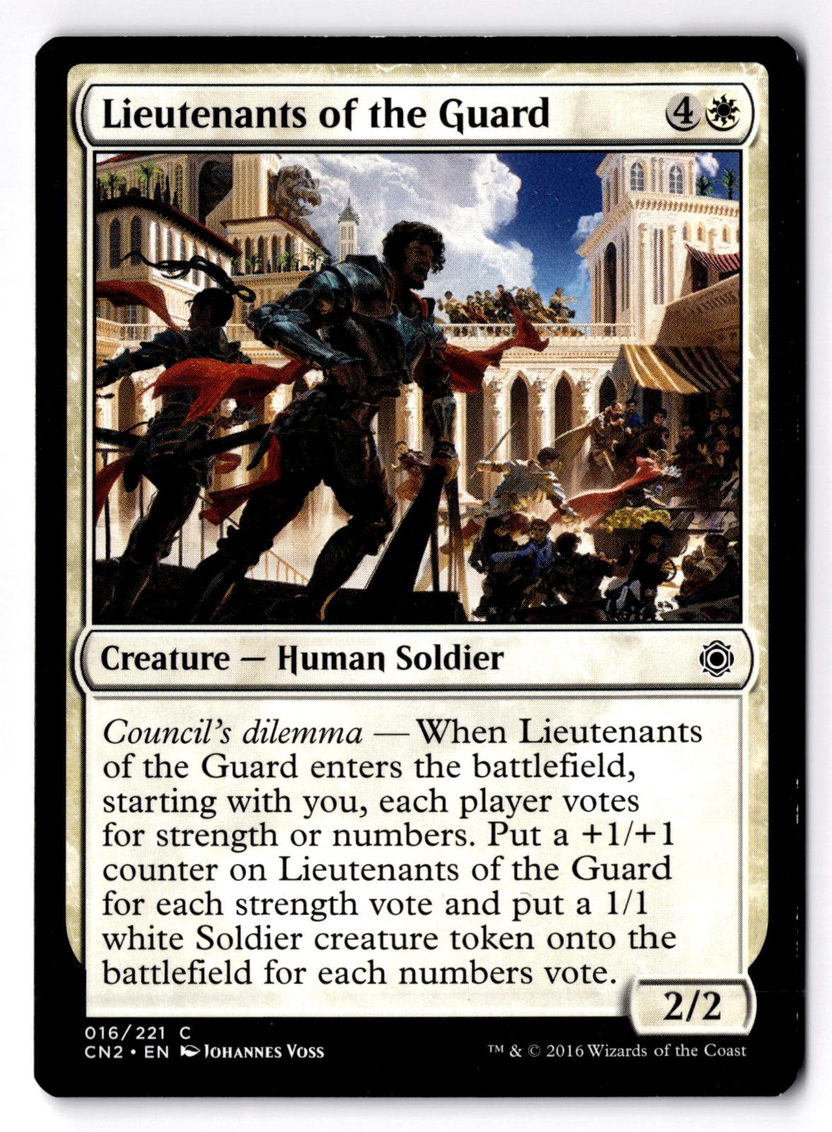 Lieutenants of the Guard 16 Conspiracy: Take the Crown Magic: The Gathering LP