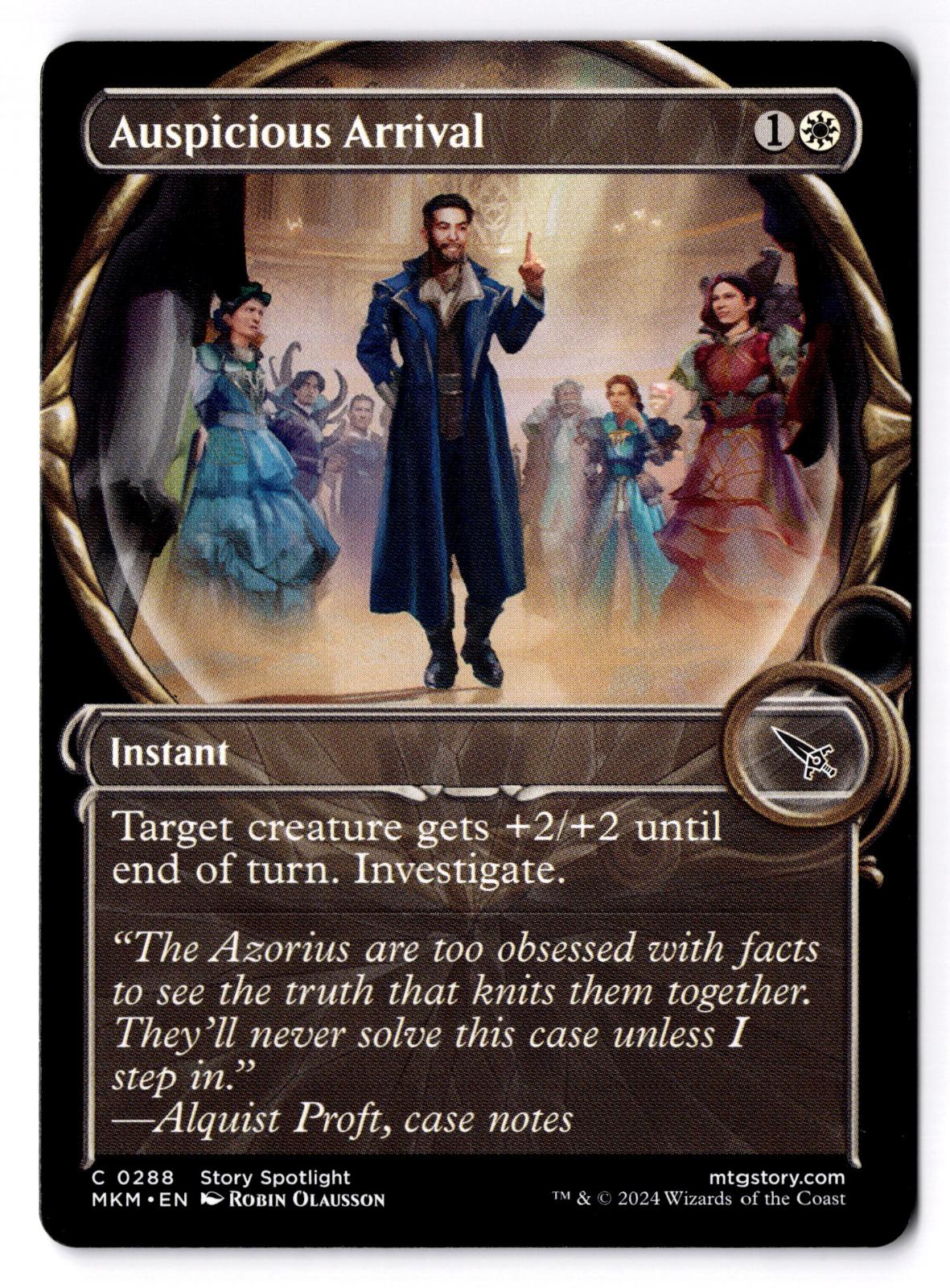 Auspicious Arrival (Showcase) 288 Magic: The Gathering LP
