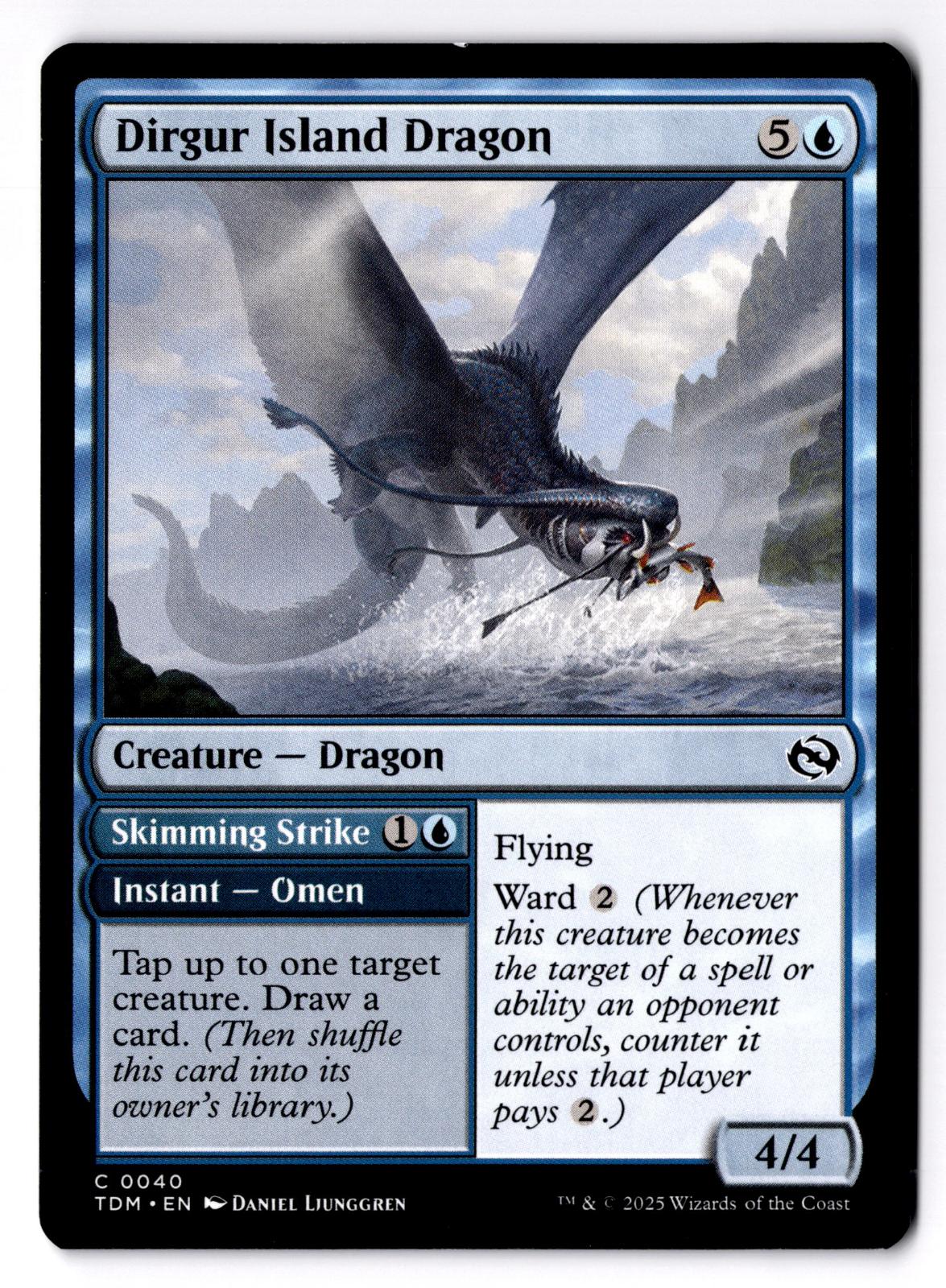 Dirgur Island Dragon 40 Common Tarkir: Dragonstorm Magic: The Gathering LP