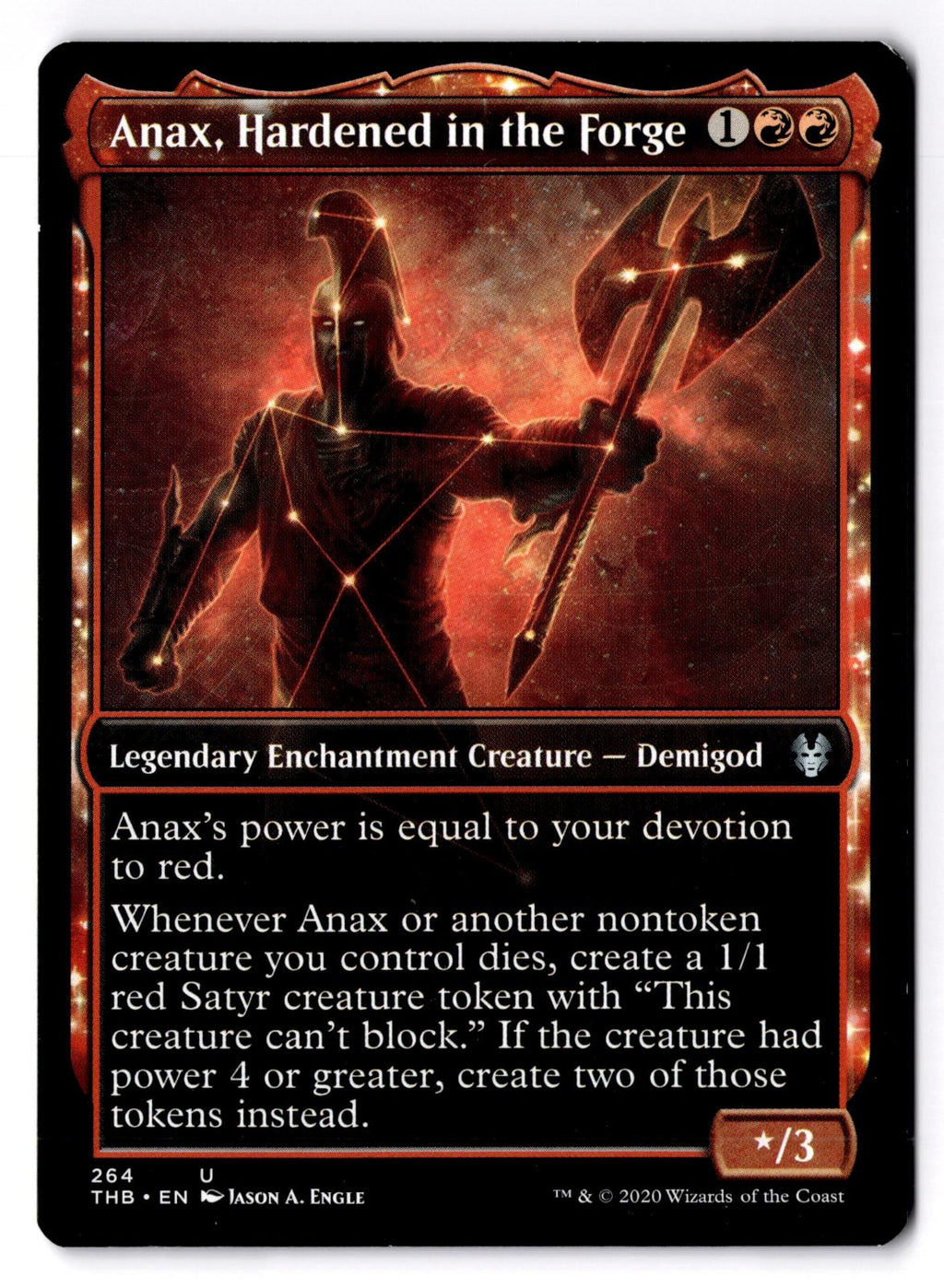 Anax, Hardened in the Forge (Showcase) 264 Magic: The Gathering LP