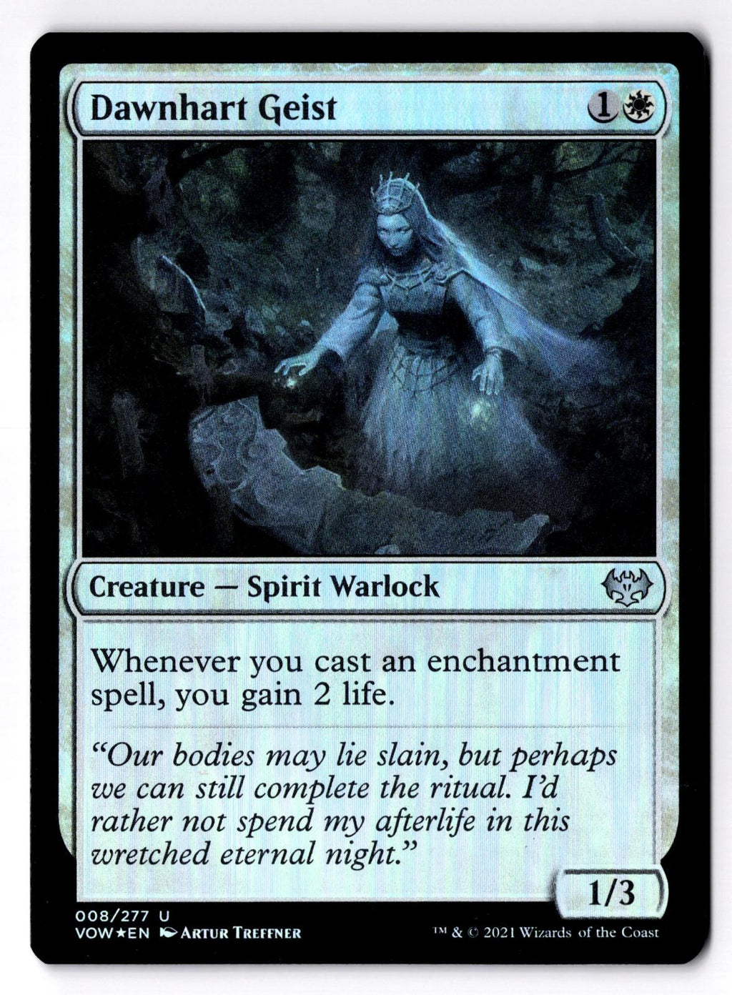 Dawnhart Geist 8 Uncommon Innistrad: Crimson Vow Magic: The Gathering Foil LP