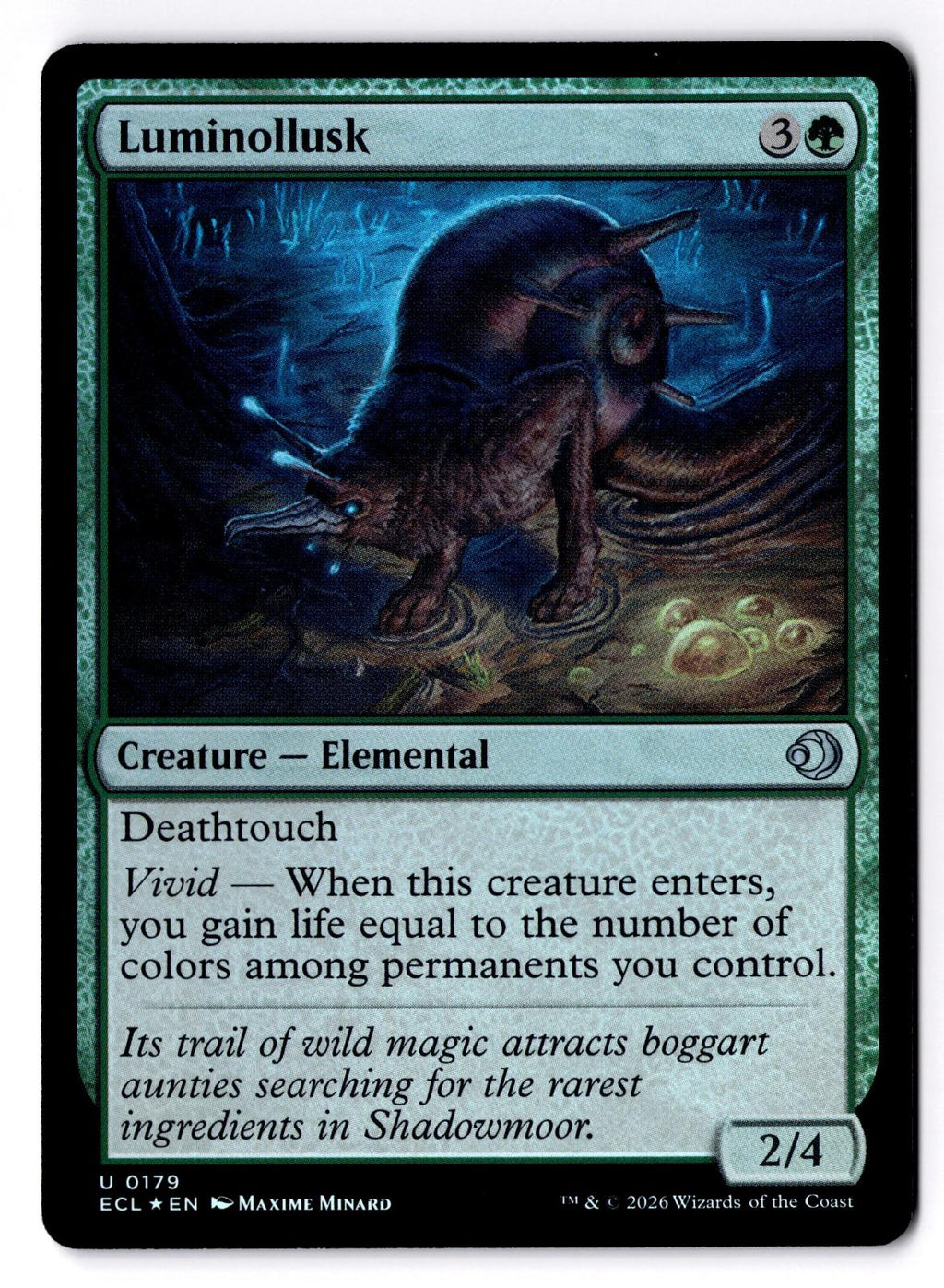 Luminollusk 179 Uncommon Lorwyn Eclipsed Magic: The Gathering Foil LP