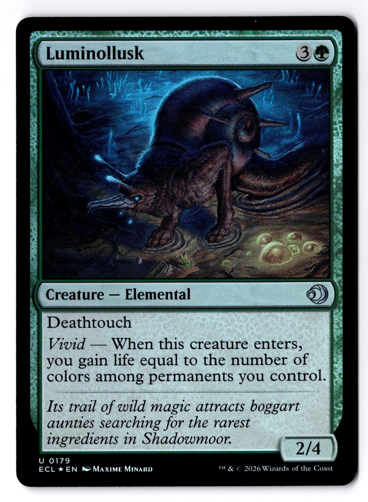 Luminollusk 179 Uncommon Lorwyn Eclipsed Magic: The Gathering Foil LP