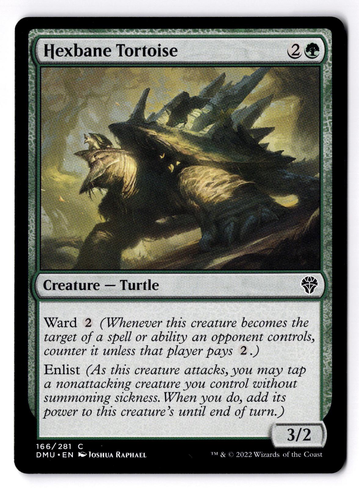 Hexbane Tortoise 166 Common Dominaria United Magic: The Gathering Lightly Played