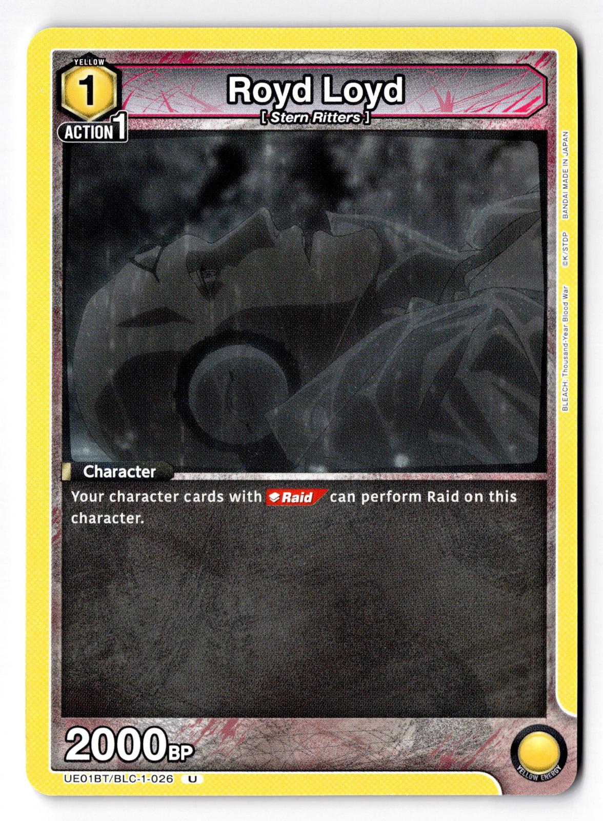 Royd Loyd UE01BT/BLC-1-026 Union Arena NM