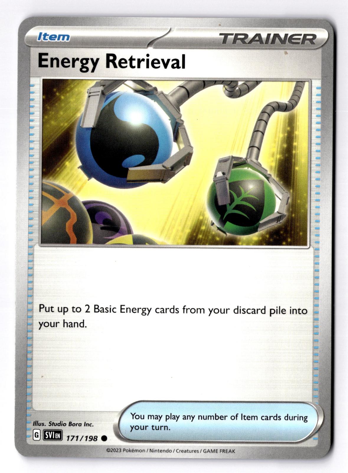 Energy Retrieval 171/198 Common Scarlet & Violet Pokemon Near Mint