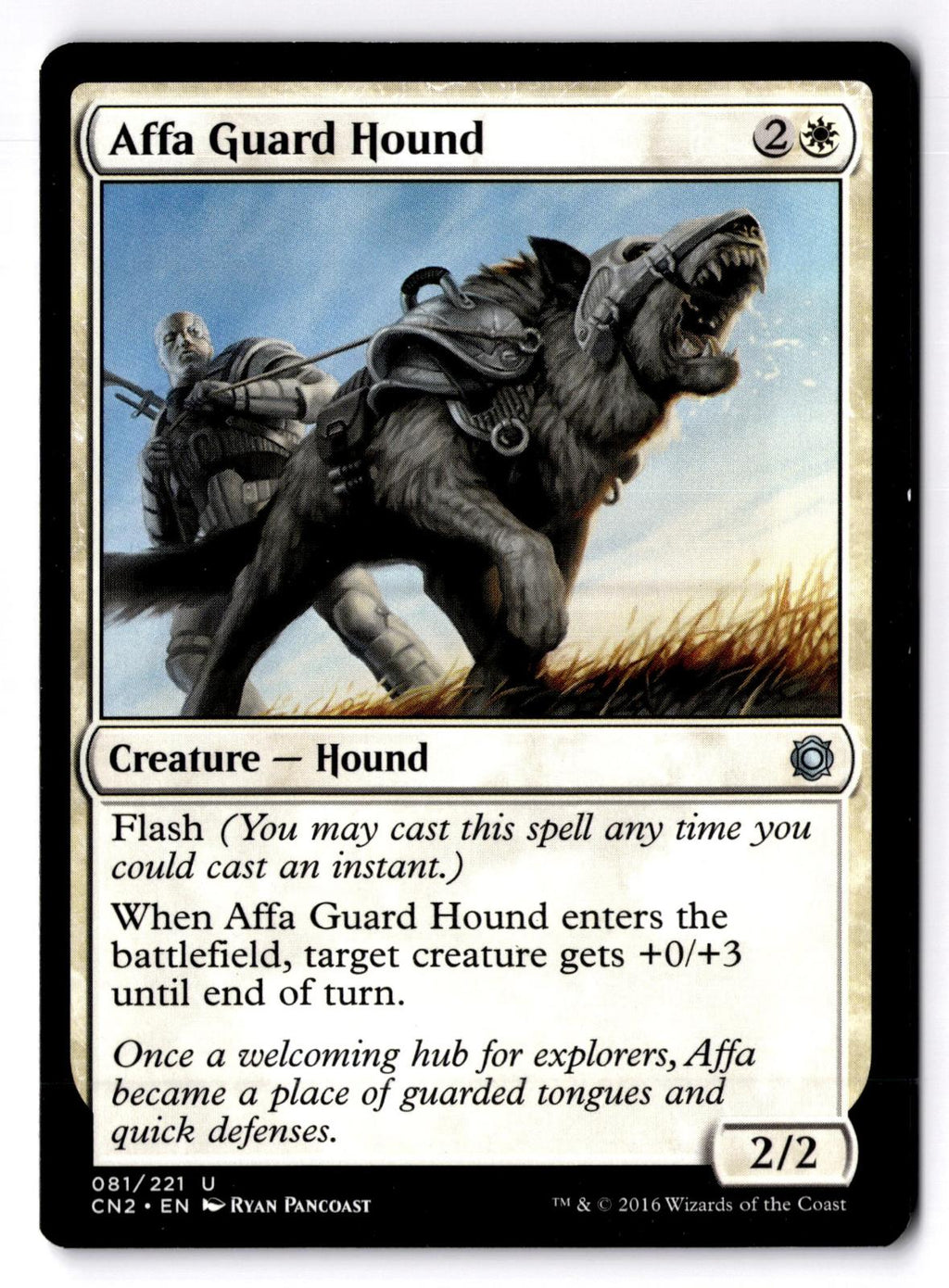 Affa Guard Hound 81 Uncommon Conspiracy: Take the Crown Magic: The Gathering MP