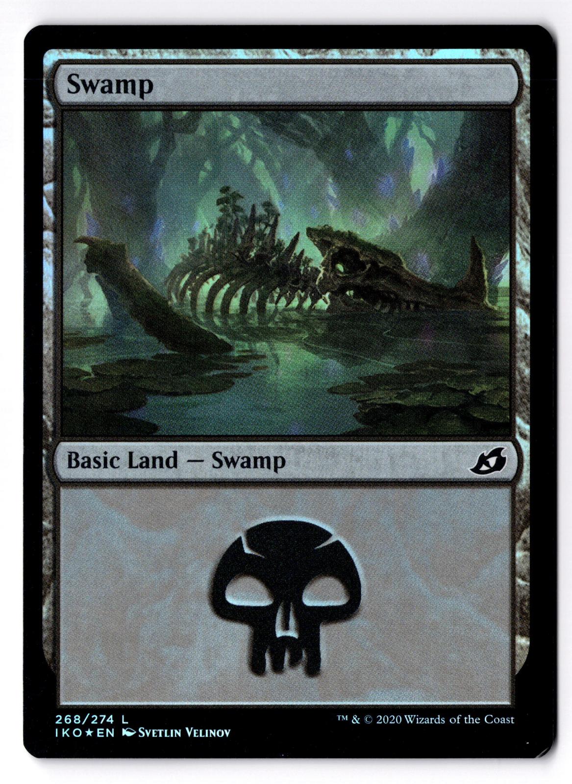 Swamp (268) 268 Land Ikoria: Lair of Behemoths Magic: The Gathering Foil LP