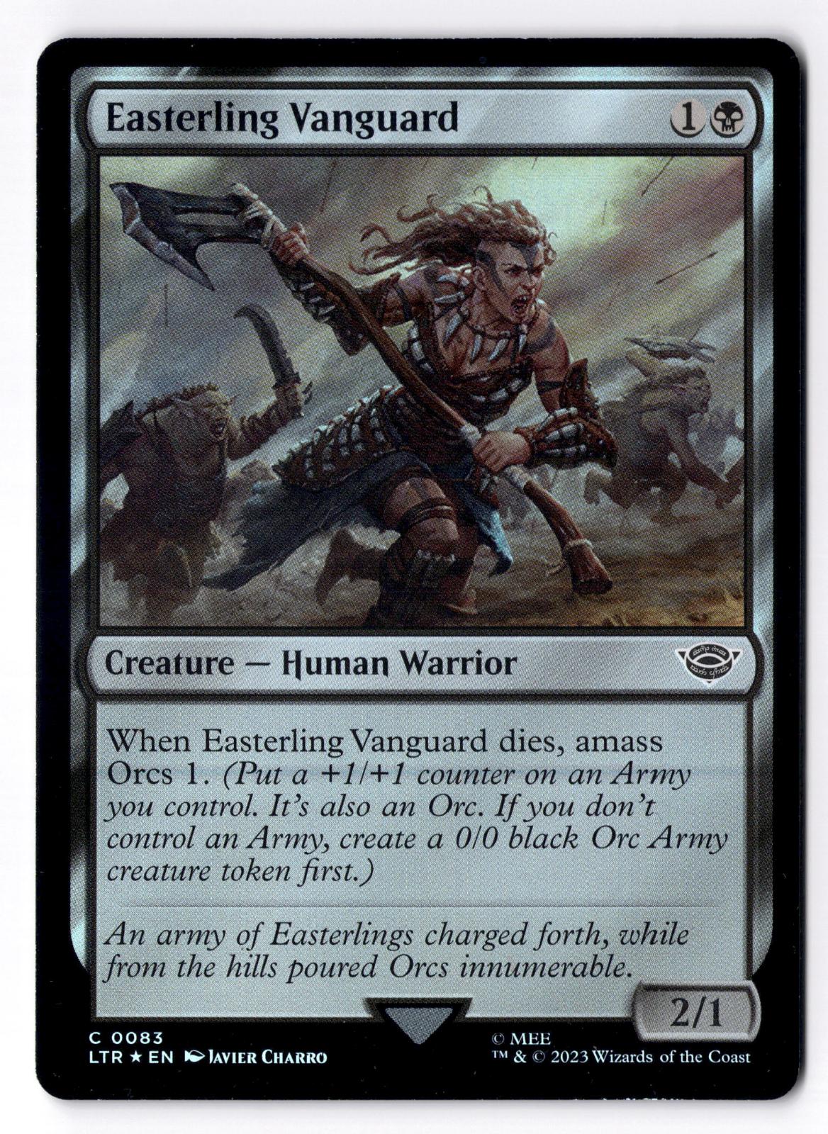 Easterling Vanguard 83 Magic: The Gathering Foil LP