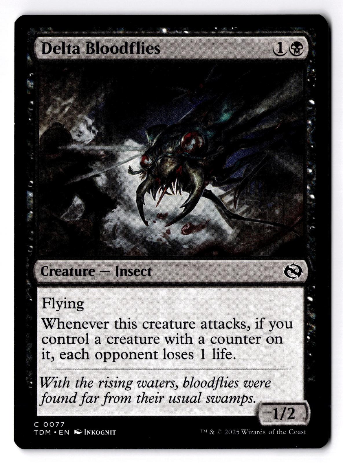 Delta Bloodflies 77 Common Tarkir: Dragonstorm Magic: The Gathering LP