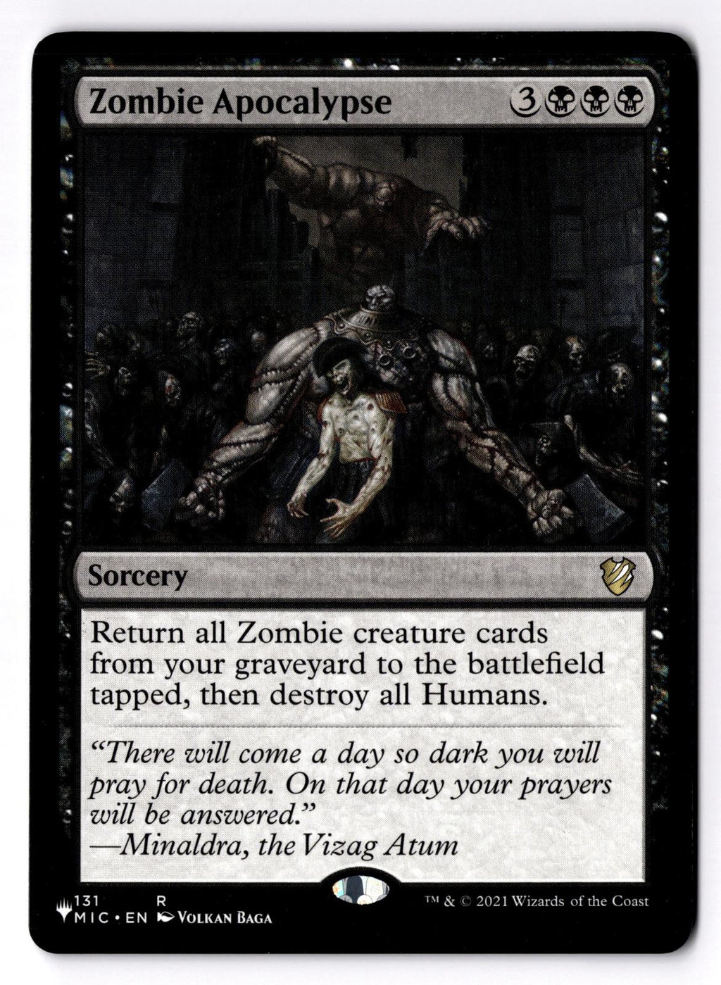 Zombie Apocalypse 131/038 Rare The List Reprints Magic: The Gathering LP