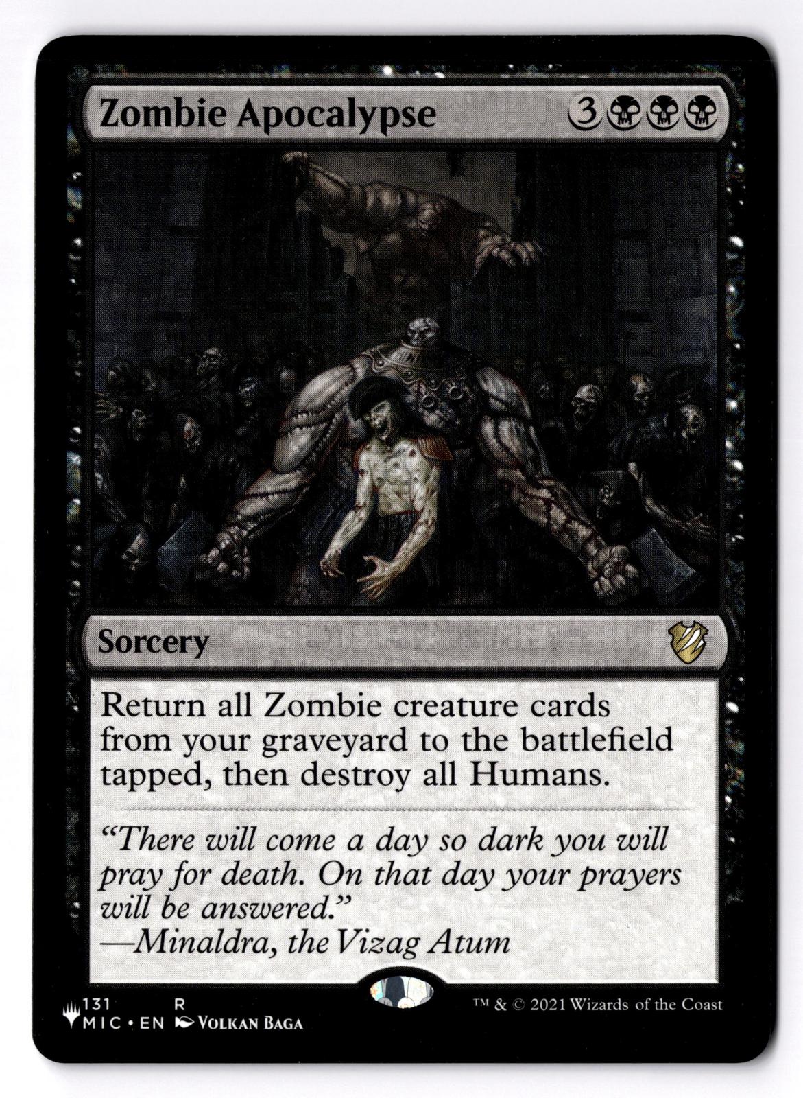 Zombie Apocalypse 131/038 Rare The List Reprints Magic: The Gathering LP