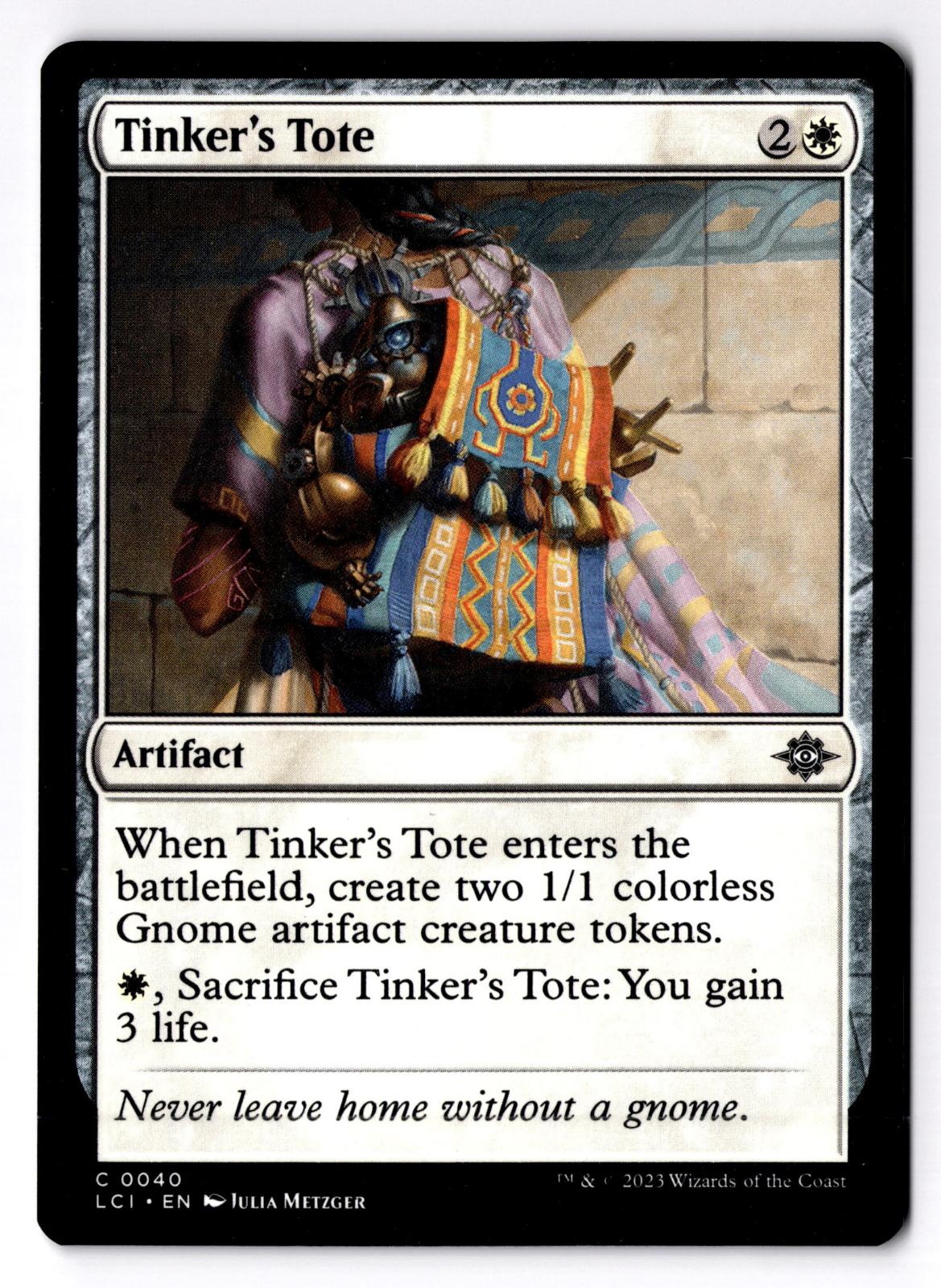 Tinker's Tote 40 Common The Lost Caverns of Ixalan Magic: The Gathering LP