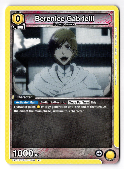 Berenice Gabrielli UE01BT/BLC-1-016 Union Arena NM