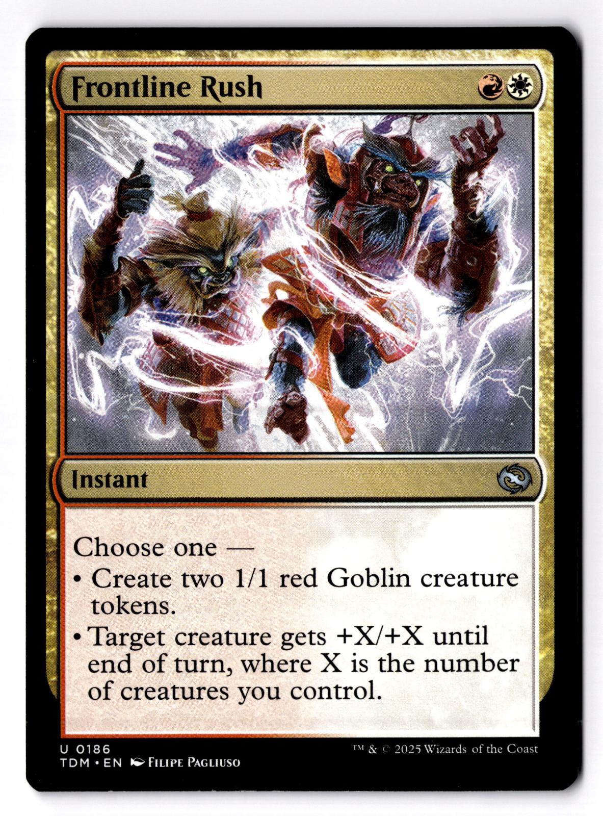 Frontline Rush 186 Uncommon Tarkir: Dragonstorm Magic: The Gathering LP