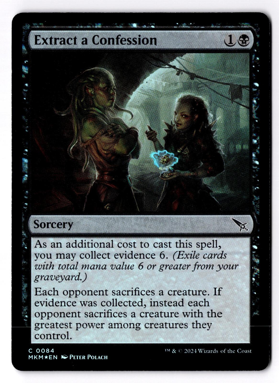 Extract a Confession 84 Murders at Karlov Manor Magic: The Gathering Foil LP