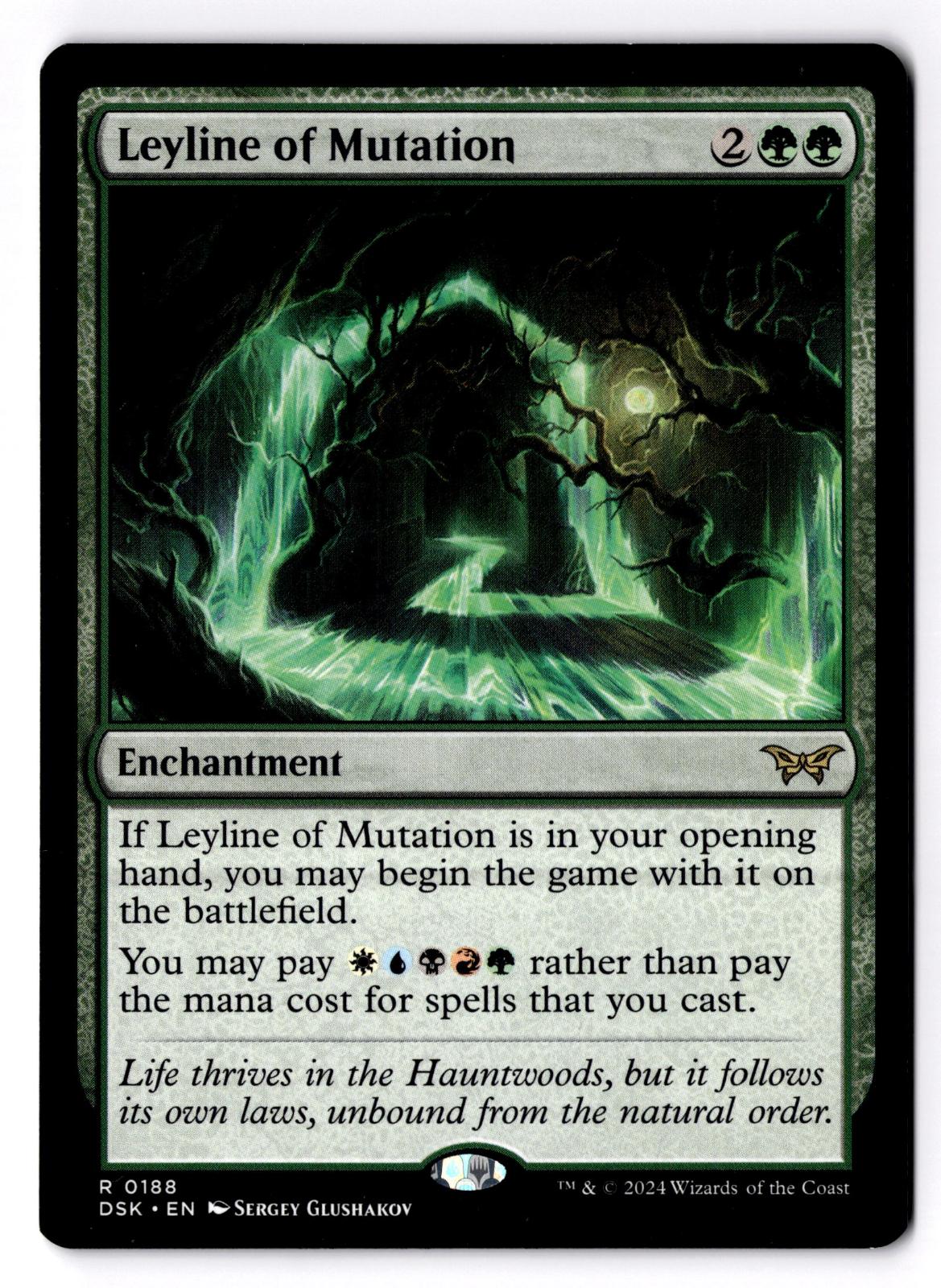 Leyline of Mutation 188 Rare Duskmourn: House of Horror Magic: The Gathering LP
