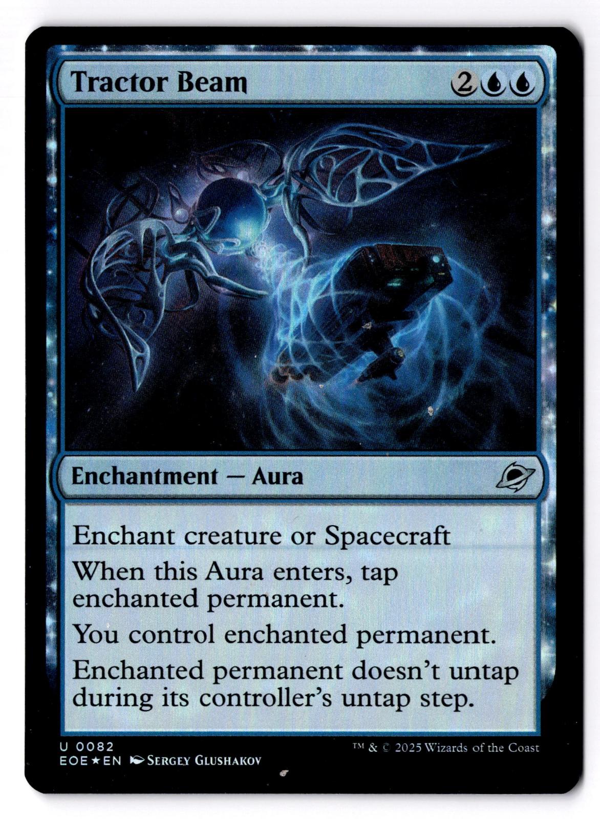 Tractor Beam 82 Uncommon Edge of Eternities Magic: The Gathering Foil LP