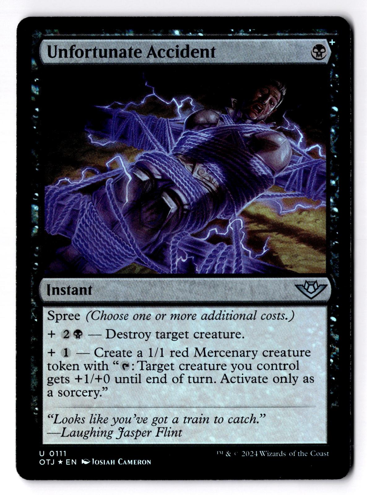 Unfortunate Accident 111 Magic: The Gathering Foil LP