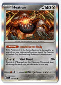 Heatran 123/167 Rare Twilight Masquerade Pokemon Holo Near Mint