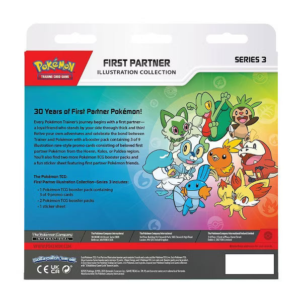 First Partner Illustration Pokemon Collection Series 3