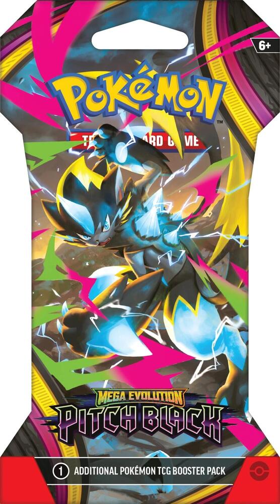 Pokemon Pitch Black Sleeved Booster Pack (Random Art)