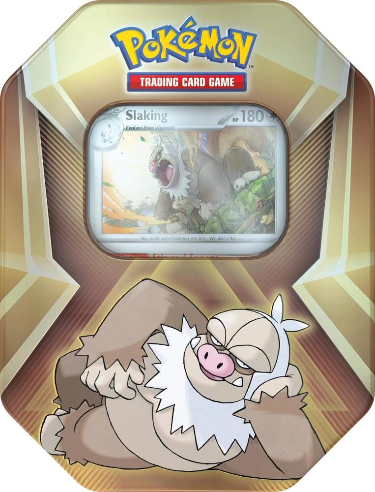 Slaking Pokemon Triple Whammy Tin