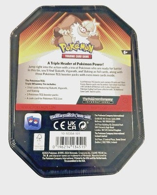 Slaking Pokemon Triple Whammy Tin