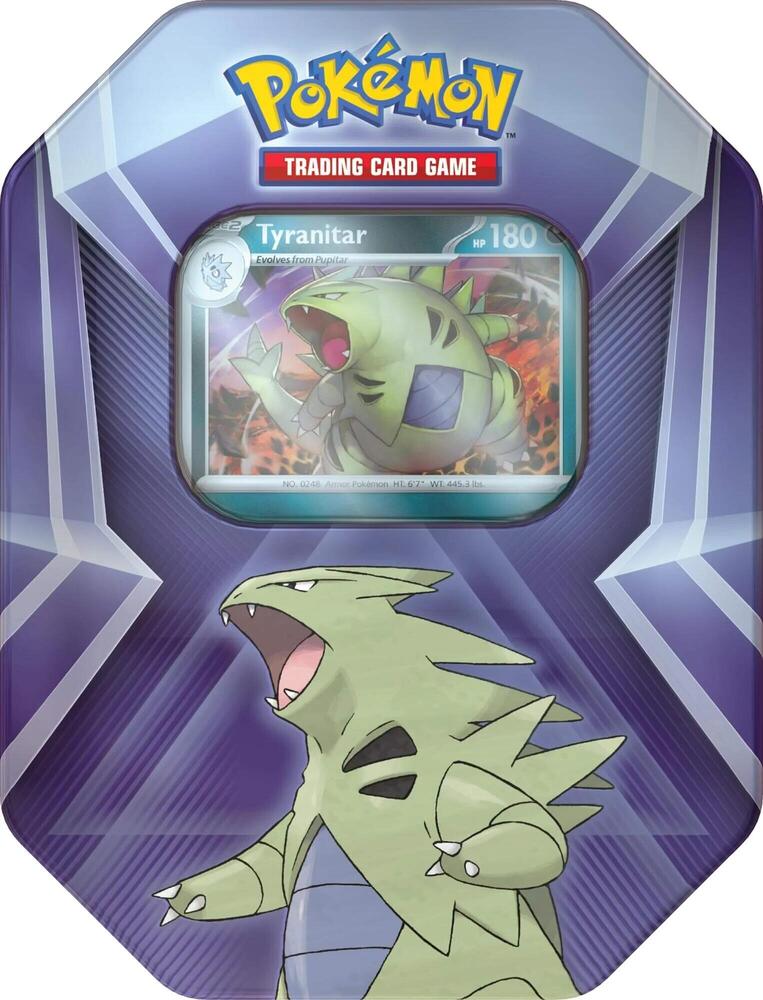 Tyranitar Pokemon Triple Whammy Tin