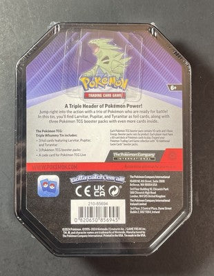 Tyranitar Pokemon Triple Whammy Tin