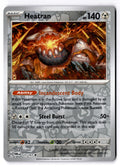 Heatran 123/167 Rare Twilight Masquerade Pokemon Reverse Holo Near Mint