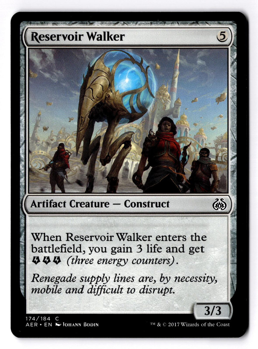 Reservoir Walker 174 Common Aether Revolt Magic: The Gathering Lightly Played