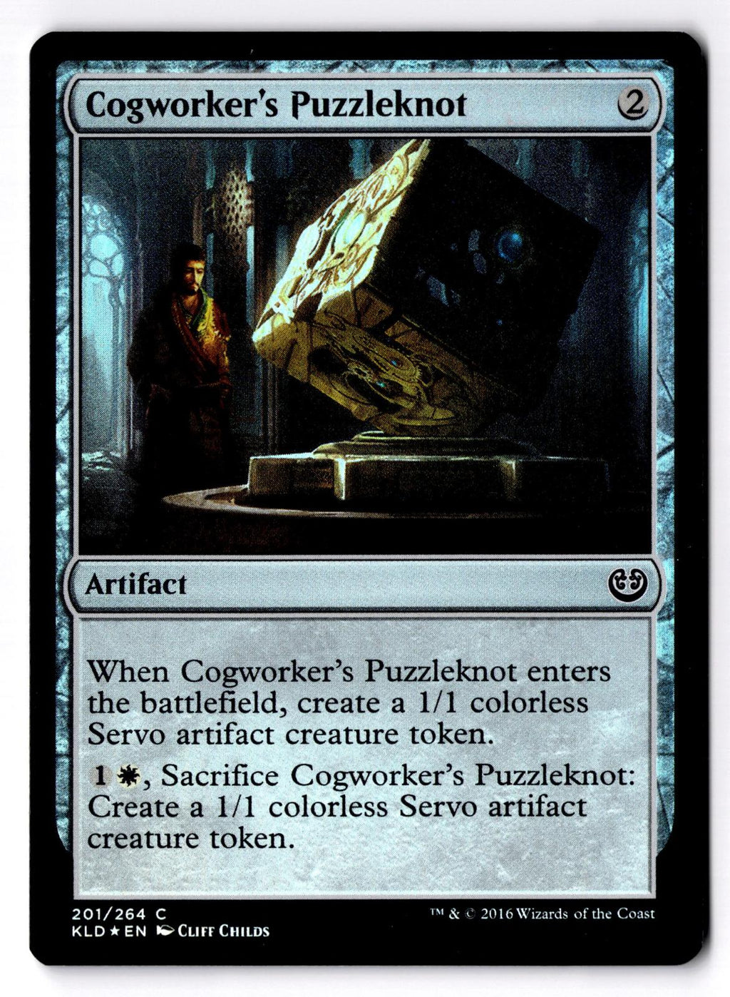 Cogworker's Puzzleknot 201 Common Kaladesh Magic: The Gathering Foil LP