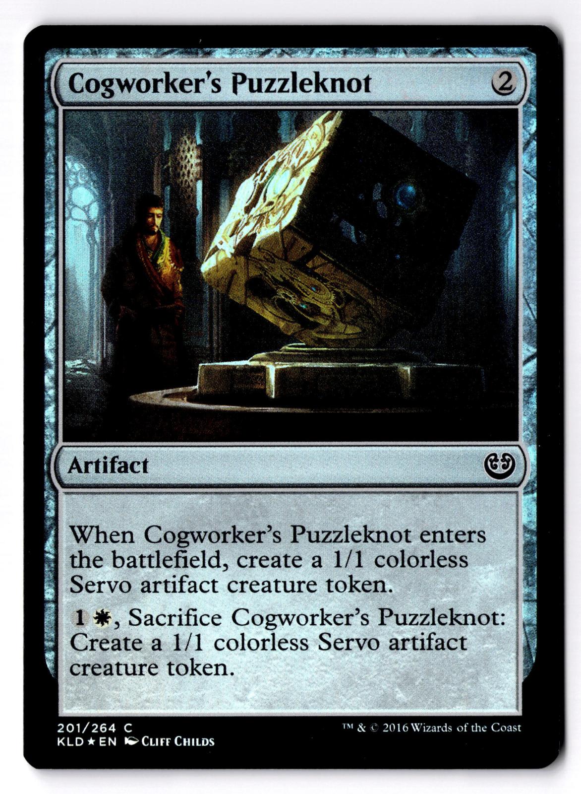 Cogworker's Puzzleknot 201 Common Kaladesh Magic: The Gathering Foil LP