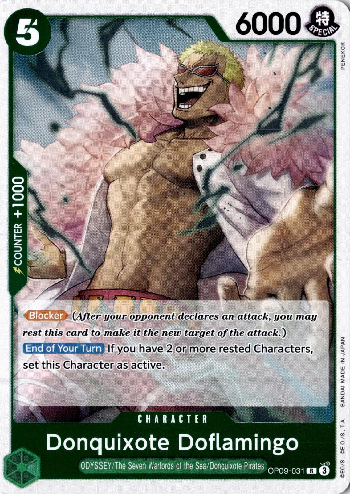 Donquixote Doflamingo OP09-031 Rare Emperors in the New World One Piece Foil NM