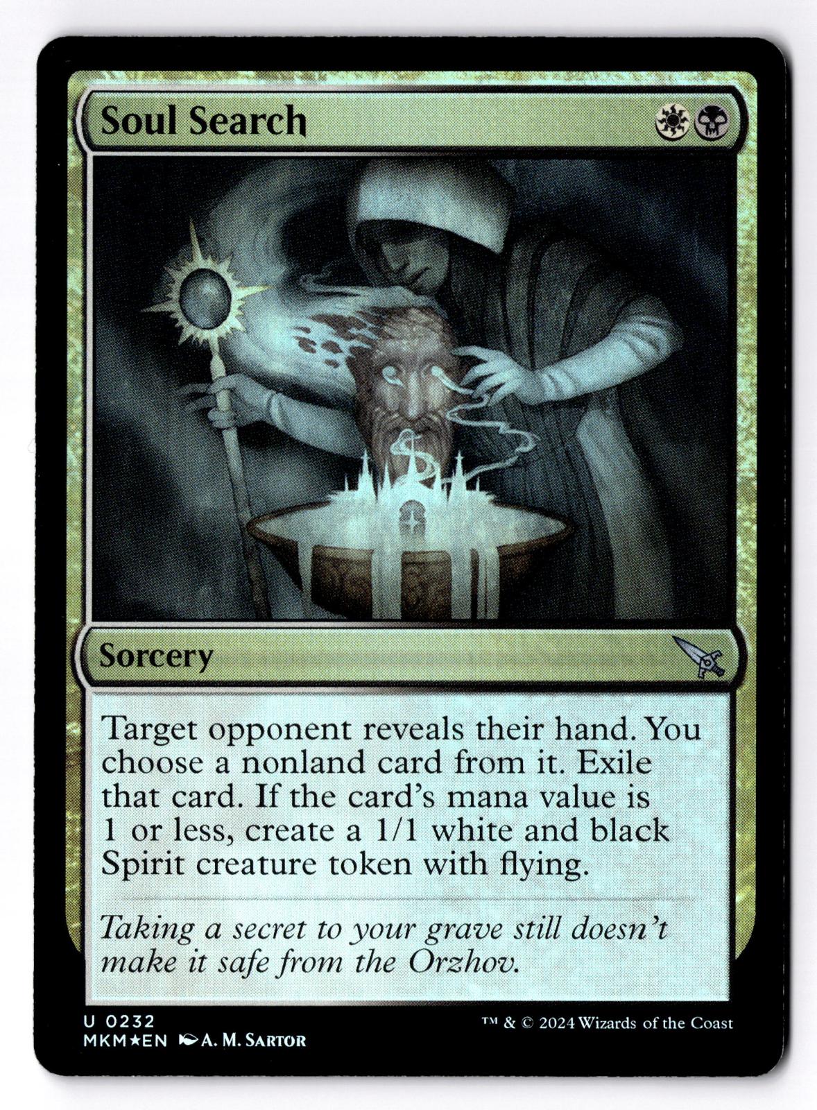 Soul Search 232 Uncommon Murders at Karlov Manor Magic: The Gathering Foil LP