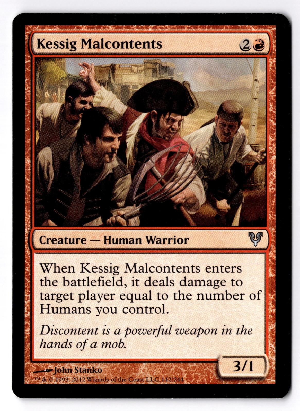 Kessig Malcontents 142 Uncommon Avacyn Restored Magic: The Gathering MP