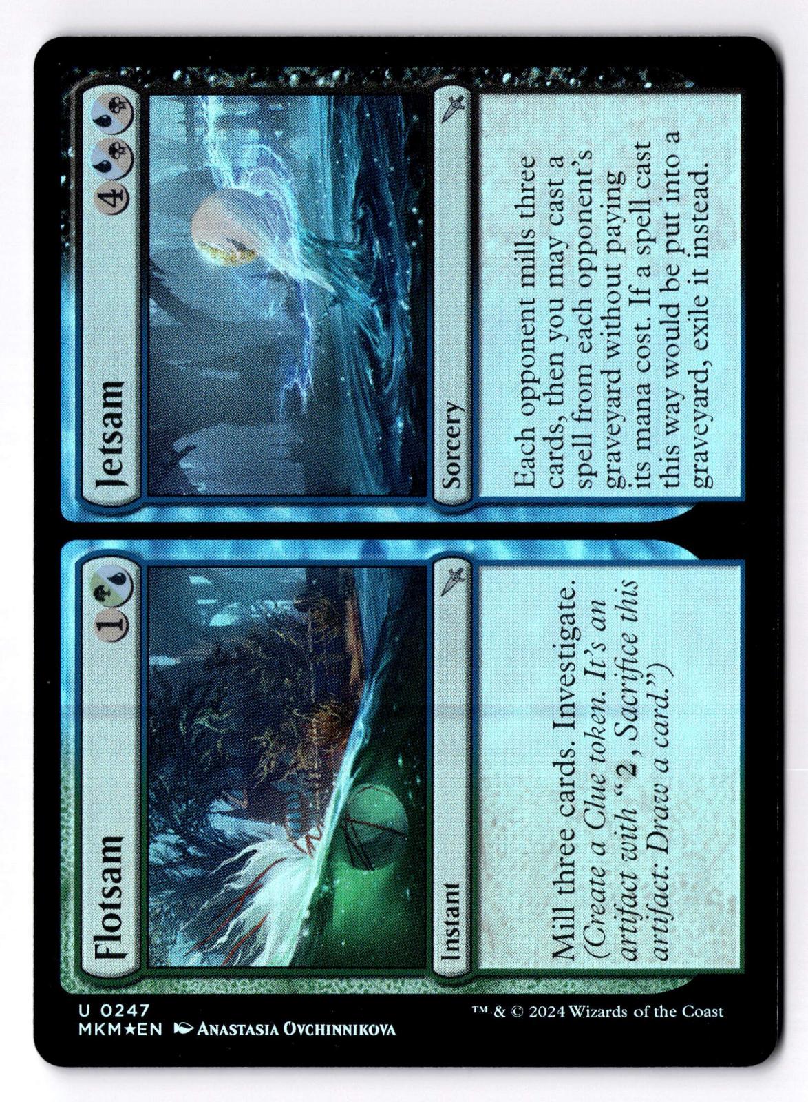 Flotsam // Jetsam 247 Murders at Karlov Manor Magic: The Gathering Foil LP