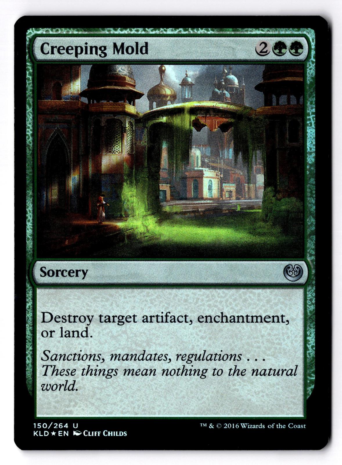 Creeping Mold 150 Uncommon Kaladesh Magic: The Gathering Foil Lightly Played